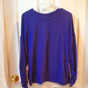 Fabletics Sadie Scrunched Sleeve Fleece Sweatshirt Size XS